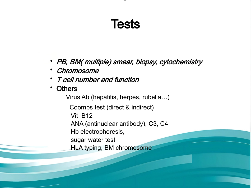 Aplastic anemia再生障碍性贫血-英文_第9页
