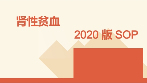 2020 SOP 肾性贫血