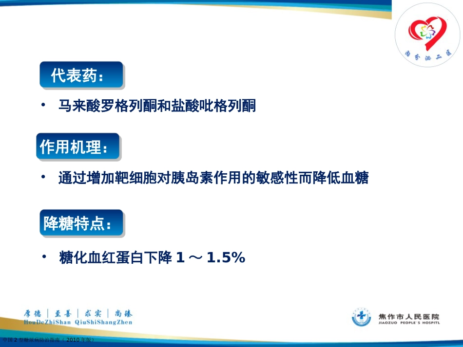 糖尿病患者教育——糖尿病口服药物治疗_第13页