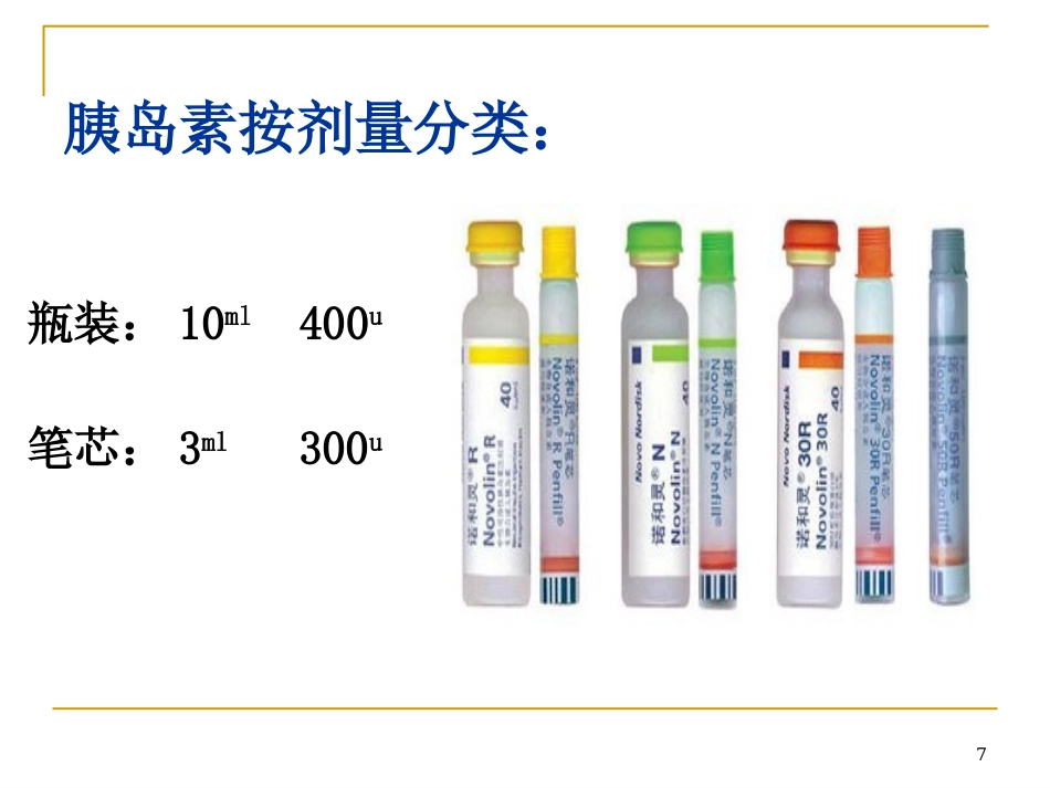 胰岛素的正确使用及注意事项ppt课件_第7页