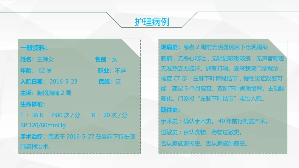 肺癌根治术后护理查房_第12页