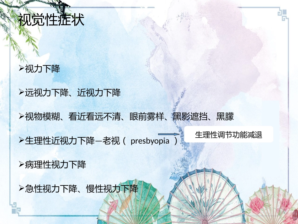 【眼科学基础】眼科症状学_第4页