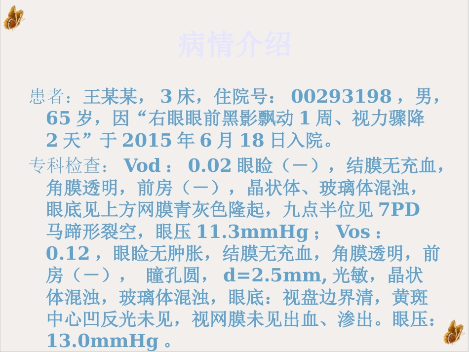 玻璃体切除病人查房_第9页