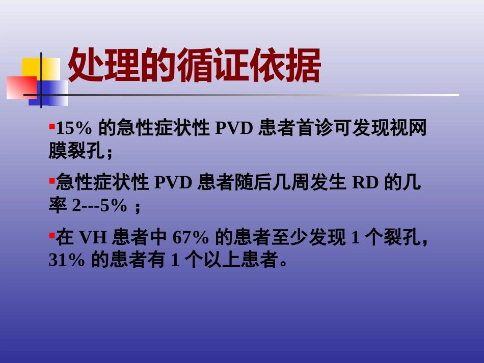 玻璃体后脱离、视网膜裂孔和格子样变性的诊断和治疗_第12页