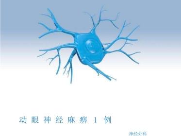 动眼神经麻痹一例