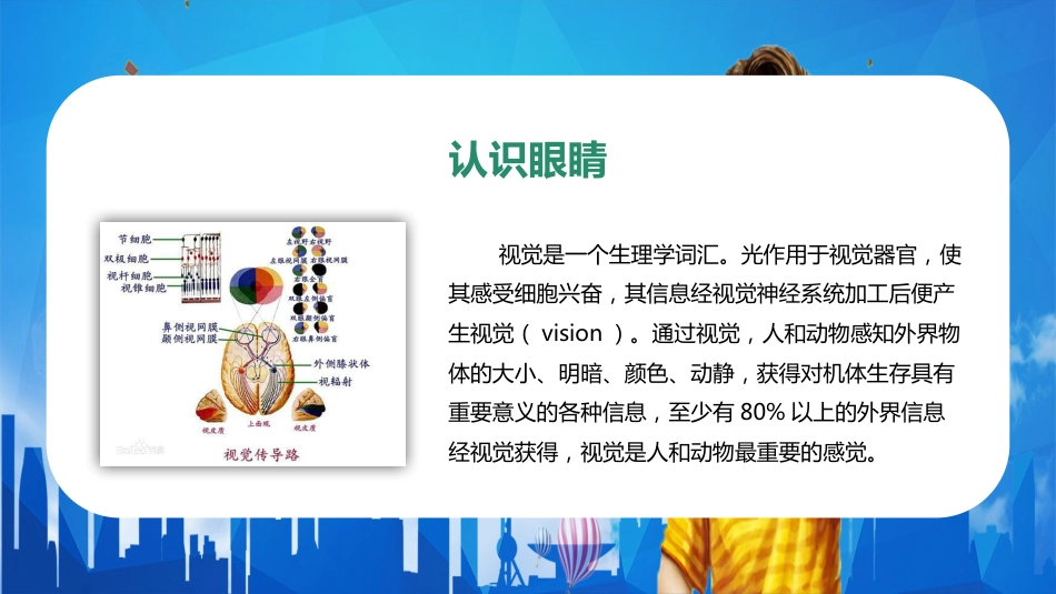 儿童卡通保护眼睛预防近视PPT_第9页