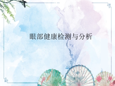 【眼视光学理论与方法】眼部健康检测与分析