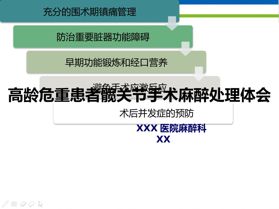 高龄危重患者髋关节手术麻醉处理体会_第1页