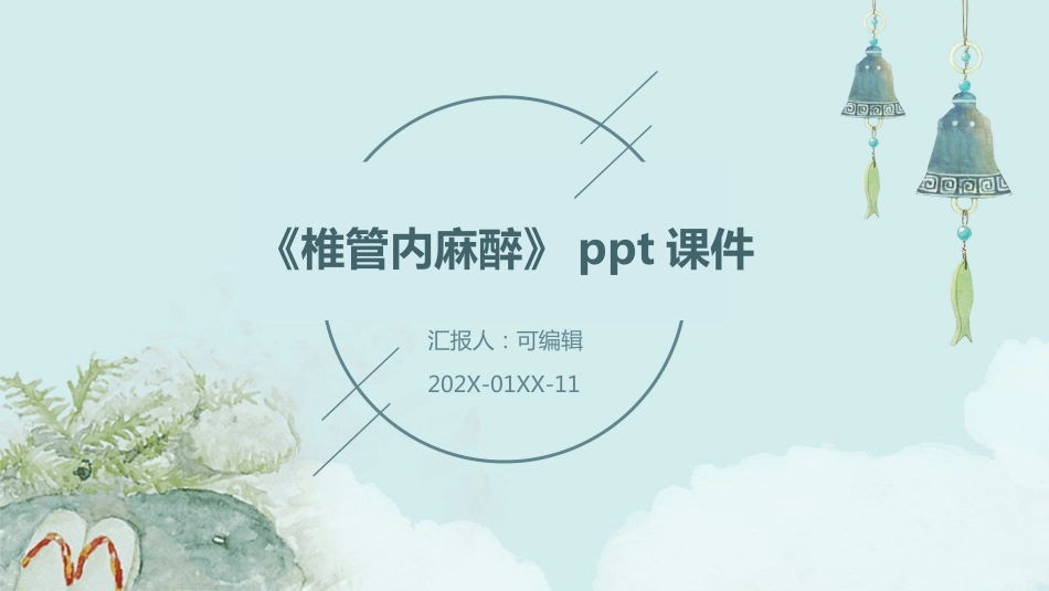 《椎管内麻醉》PPT课件_第1页