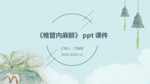 《椎管内麻醉》PPT课件