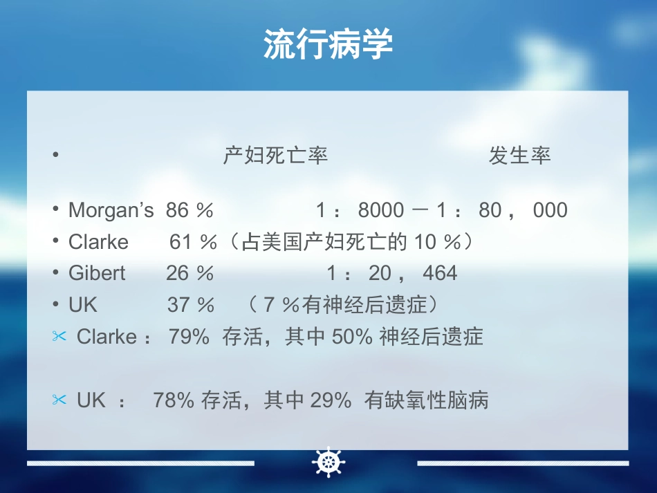 产科麻醉急症羊水栓塞的诊治_第6页