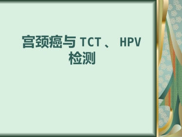 宫颈癌与TCT、HPV检测【24页】