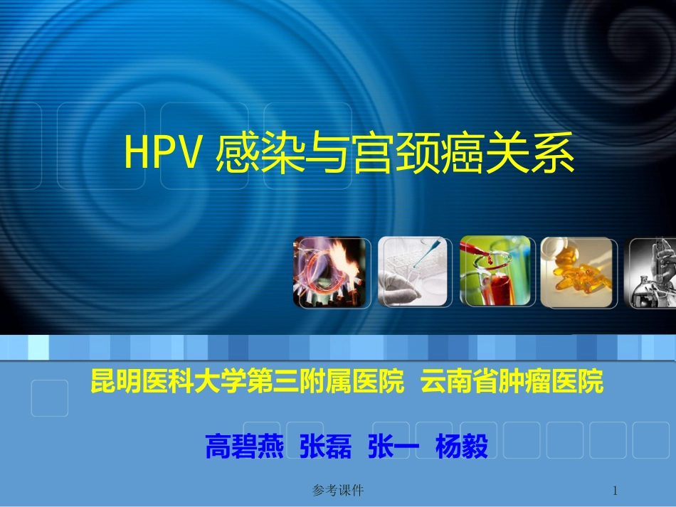 HPV感染与宫颈癌关系【34页】_第1页