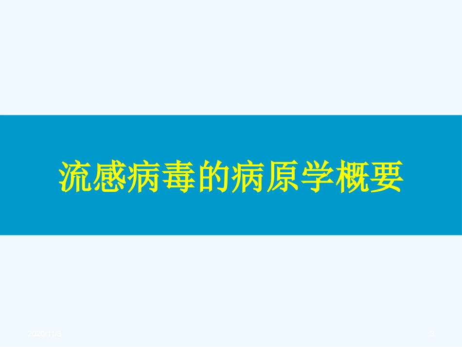 流感病毒感染【99页】_第3页