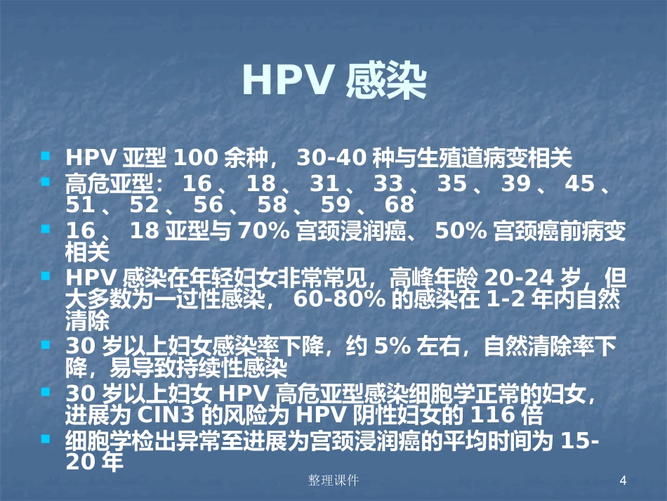 HPV感染与宫颈病变的规范化处理【122页】_第4页