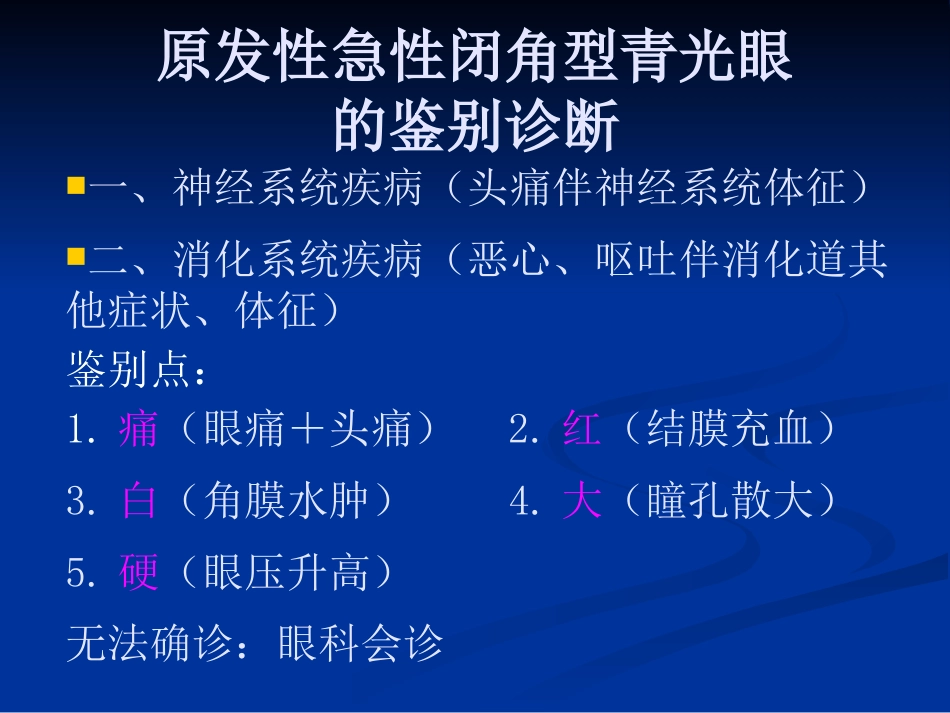 急性闭角型青光眼的诊断与治疗剖析_第14页