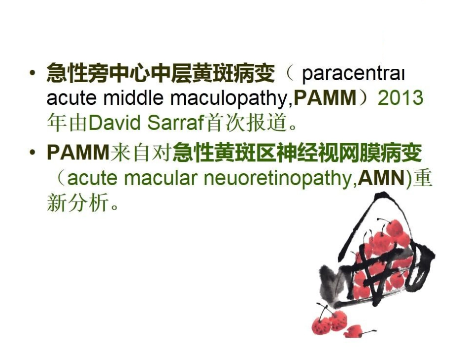 急性旁中心中层黄斑病变(PAMM)与急性黄斑神经视网膜病变(AMN)_第2页