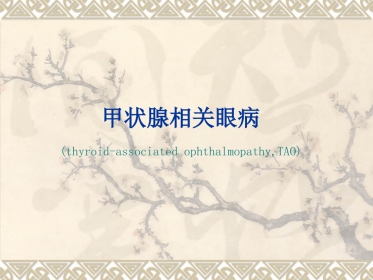 甲状腺相关眼病PPT课件