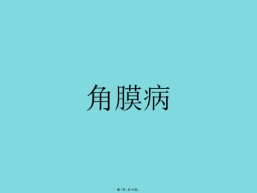 角膜病 (4)