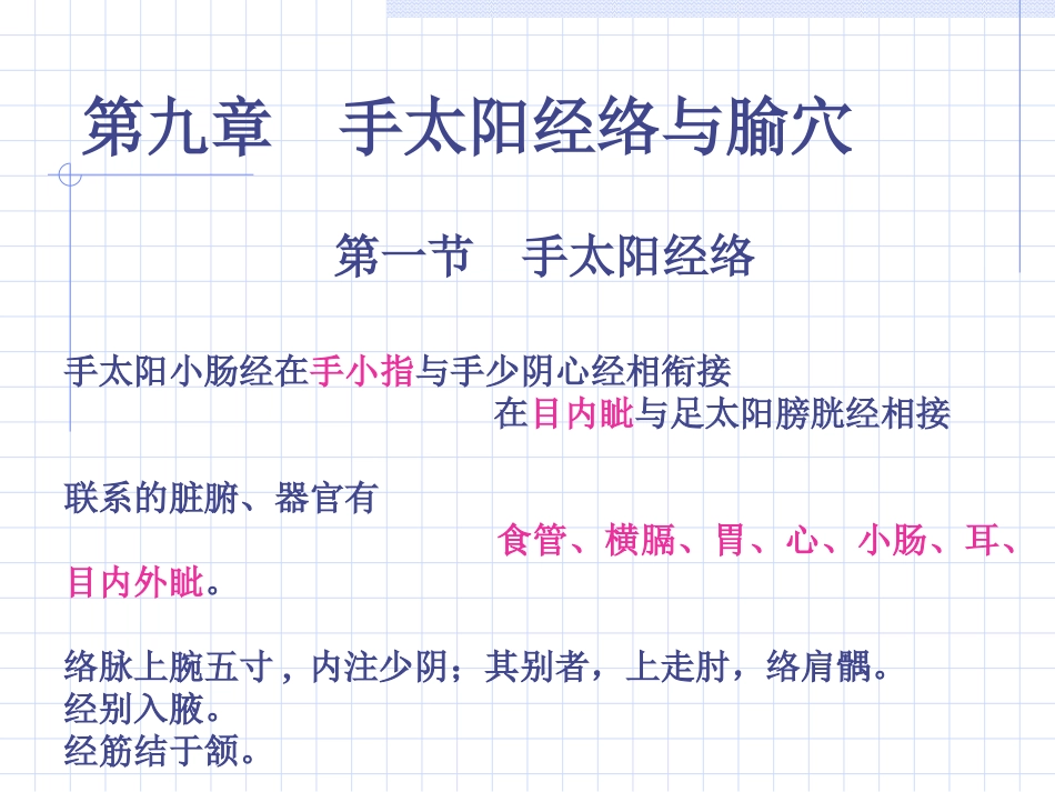 人体经络穴位图谱6小肠经_第1页