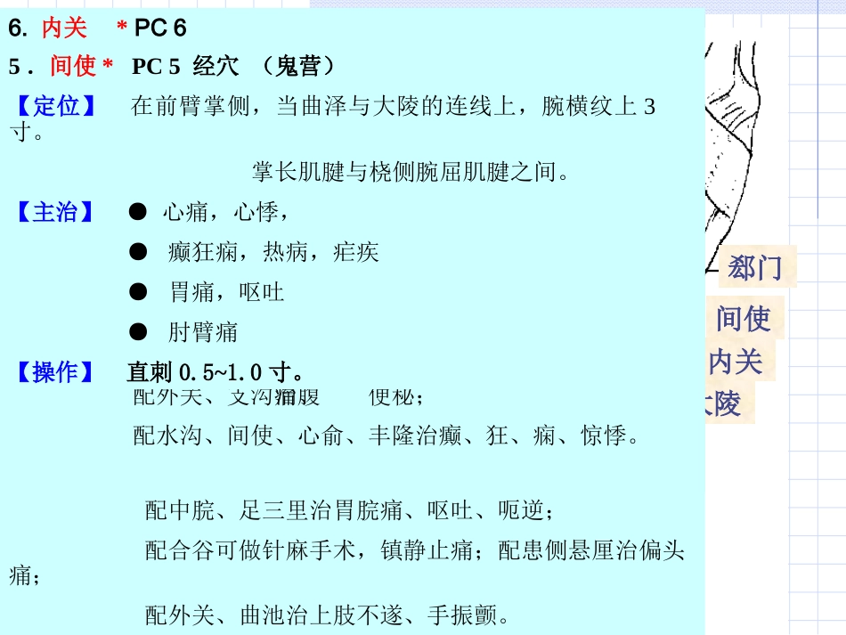 人体经络穴位图谱9心包经_第7页