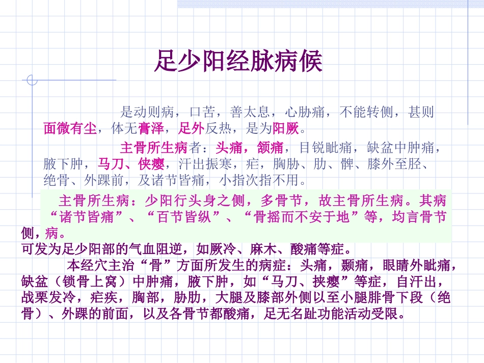 人体经络穴位图谱11胆经_第4页