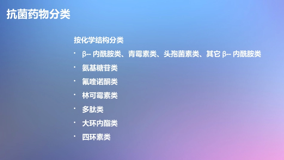 肺部感染的抗菌药物应用_第4页