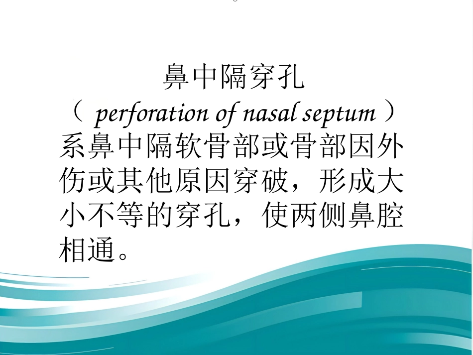 鼻中隔穿孔PPT课件_第2页