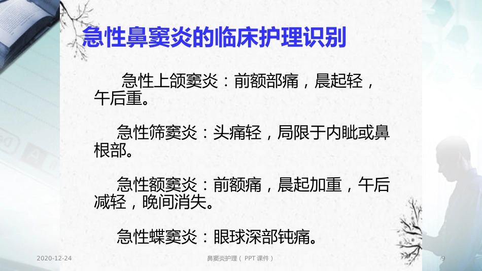 鼻窦炎护理(PPT课件)_第9页