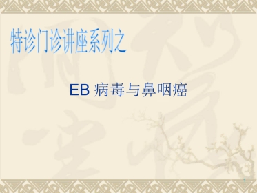 EB病毒与鼻咽癌PPT课件