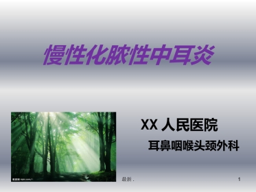 慢性中耳炎课件演示