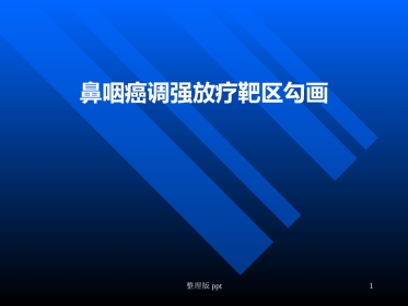 鼻咽癌靶区勾画