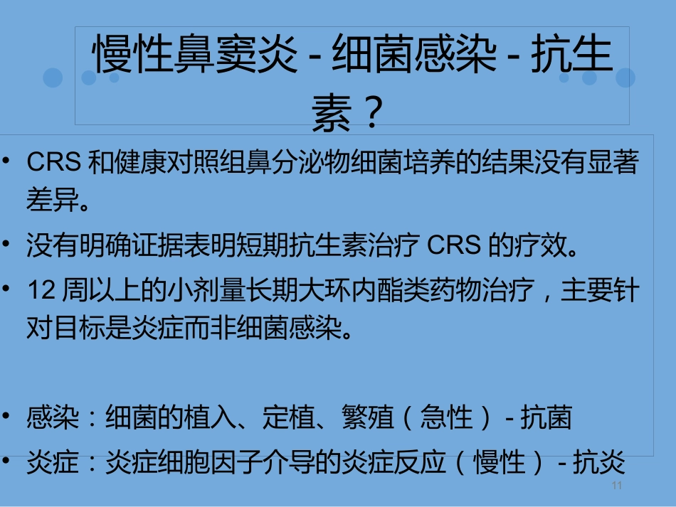 慢性鼻窦炎诊治及预后_第11页