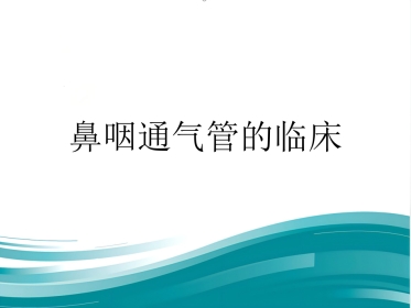 鼻咽通气管的临床