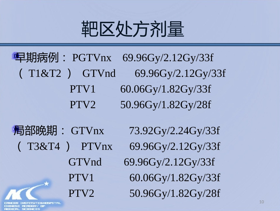 鼻咽癌放射治疗计划设计PPT课件_第10页