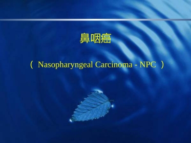 鼻咽癌的诊断与鉴别诊断