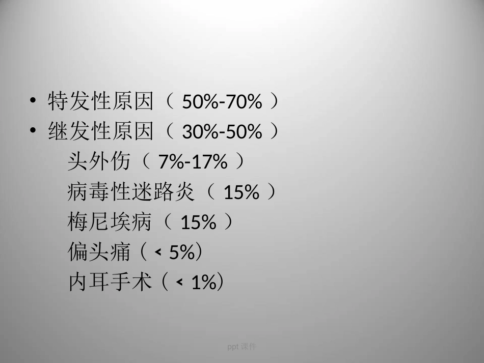 良性阵发性位置性眩晕(耳石症) ppt课件_第13页