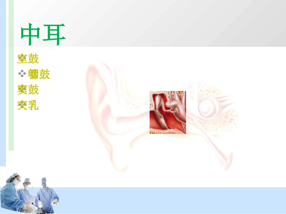 耳解剖及分泌性中耳炎 耳鼻喉科学_第12页