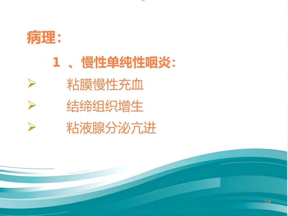 急慢性咽炎PPT课件_第14页