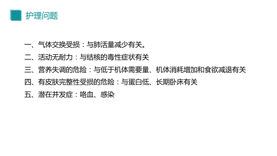 一例肺结核患者的护理查房_第15页