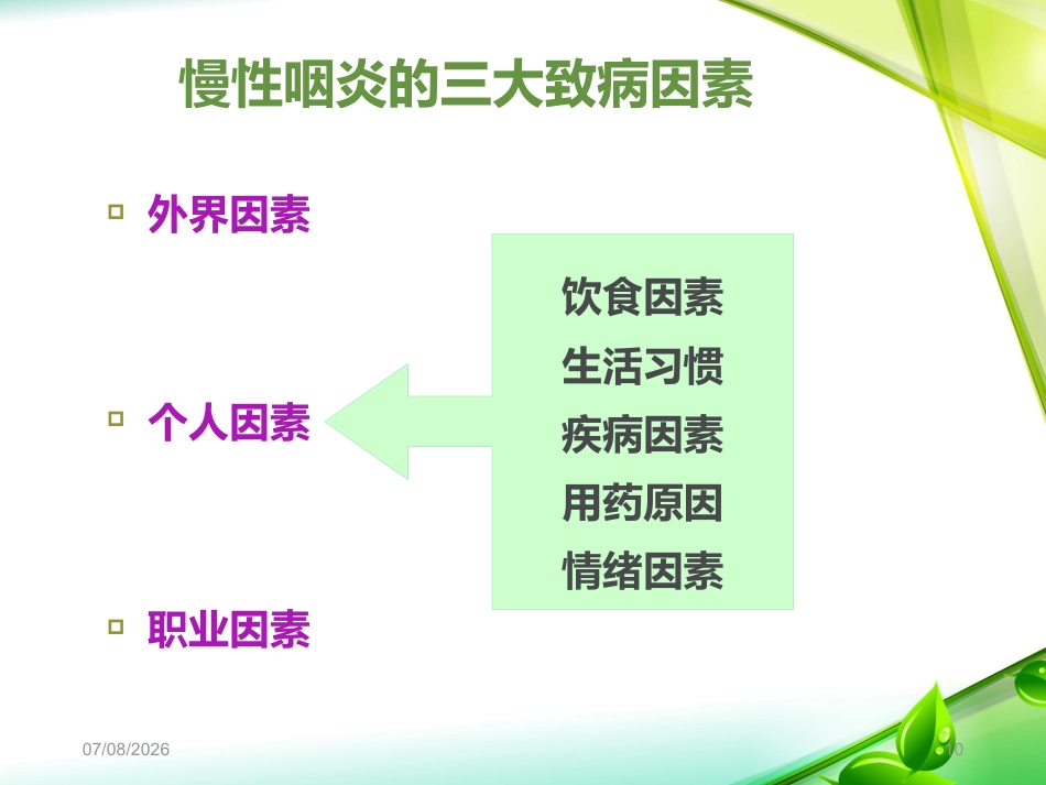 慢性咽炎PPT课件_第10页