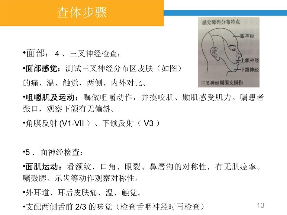 鼻咽癌颅神经查体要点_第13页