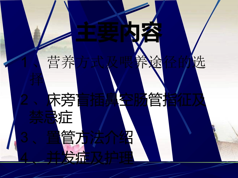 鼻胃肠管盲插方法及管理 PPT_第2页