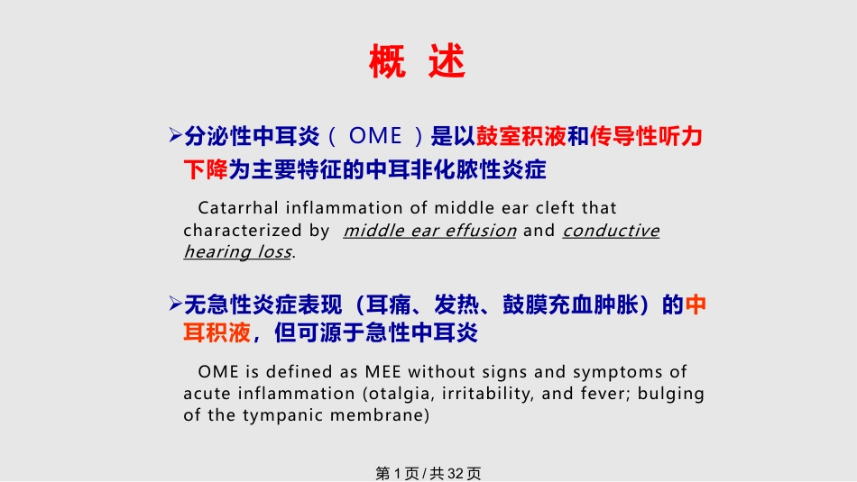 儿童分泌性中耳炎诊治(1)_第1页