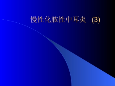 慢性化脓性中耳炎(4)