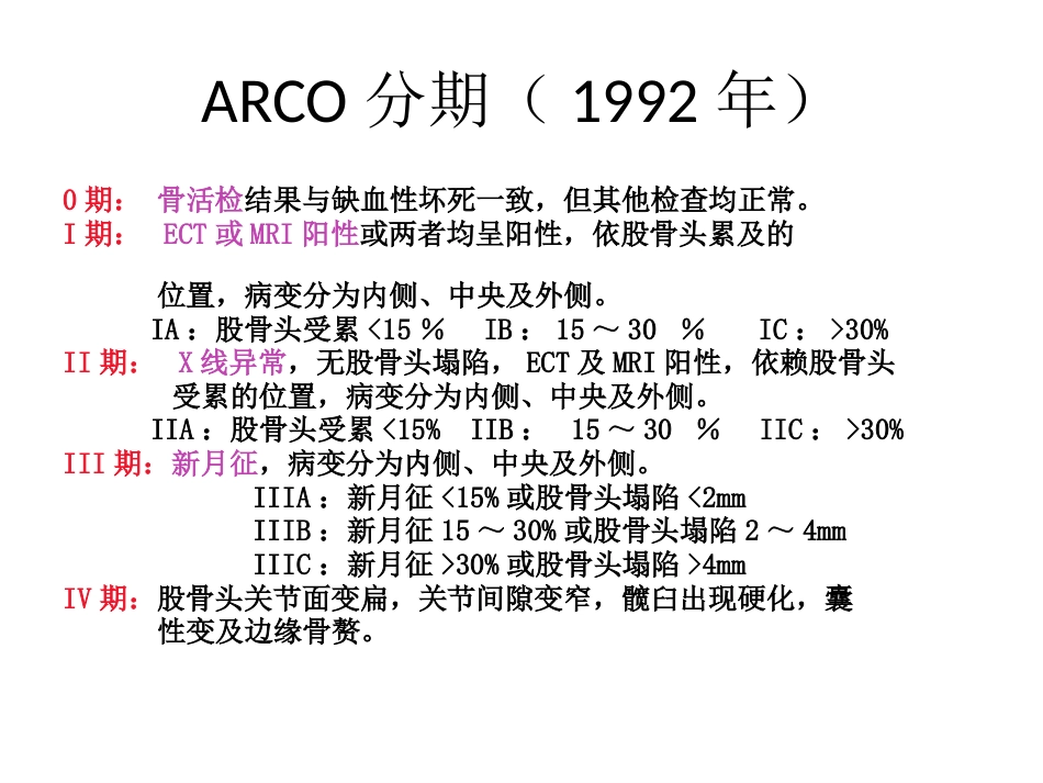 股骨头坏死的诊断及保髋方法的选择_第15页