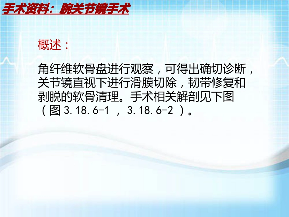 手术讲解模板：腕关节镜手术_第4页