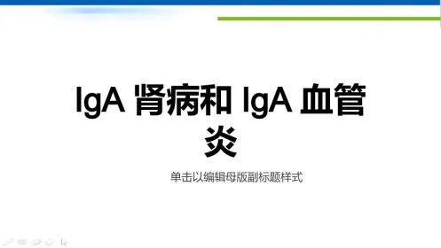 IgA肾病和IgA血管炎