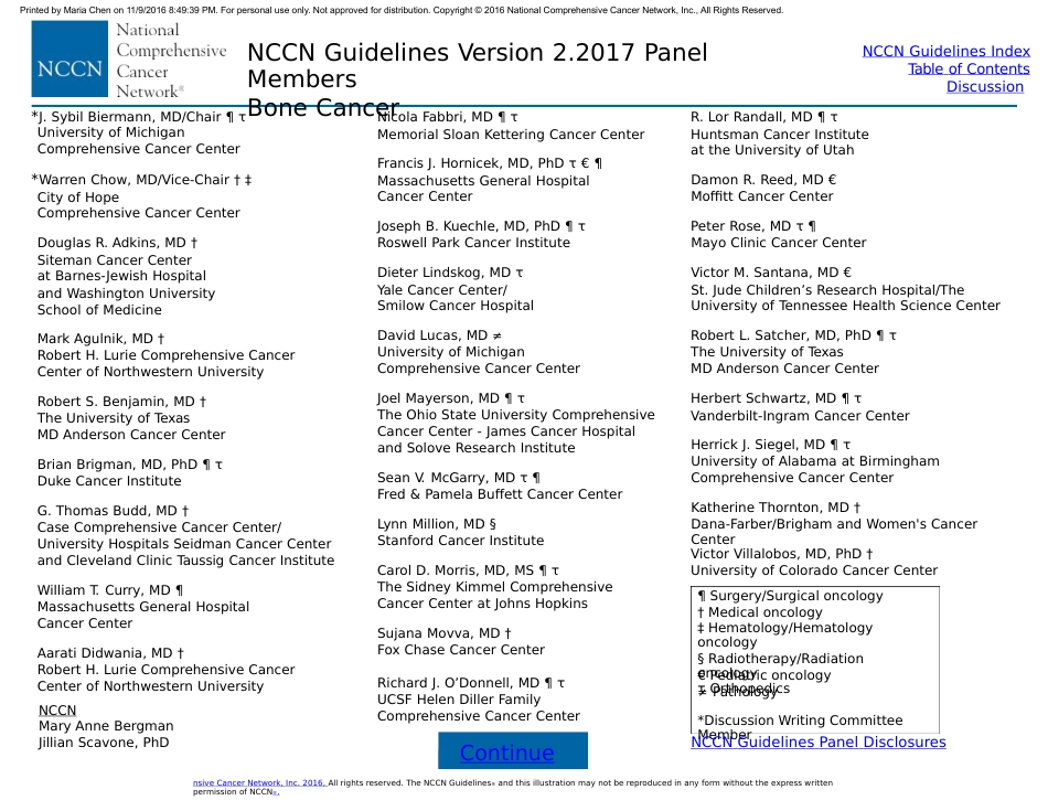 NCCN临床实践指南：骨肿瘤_第2页