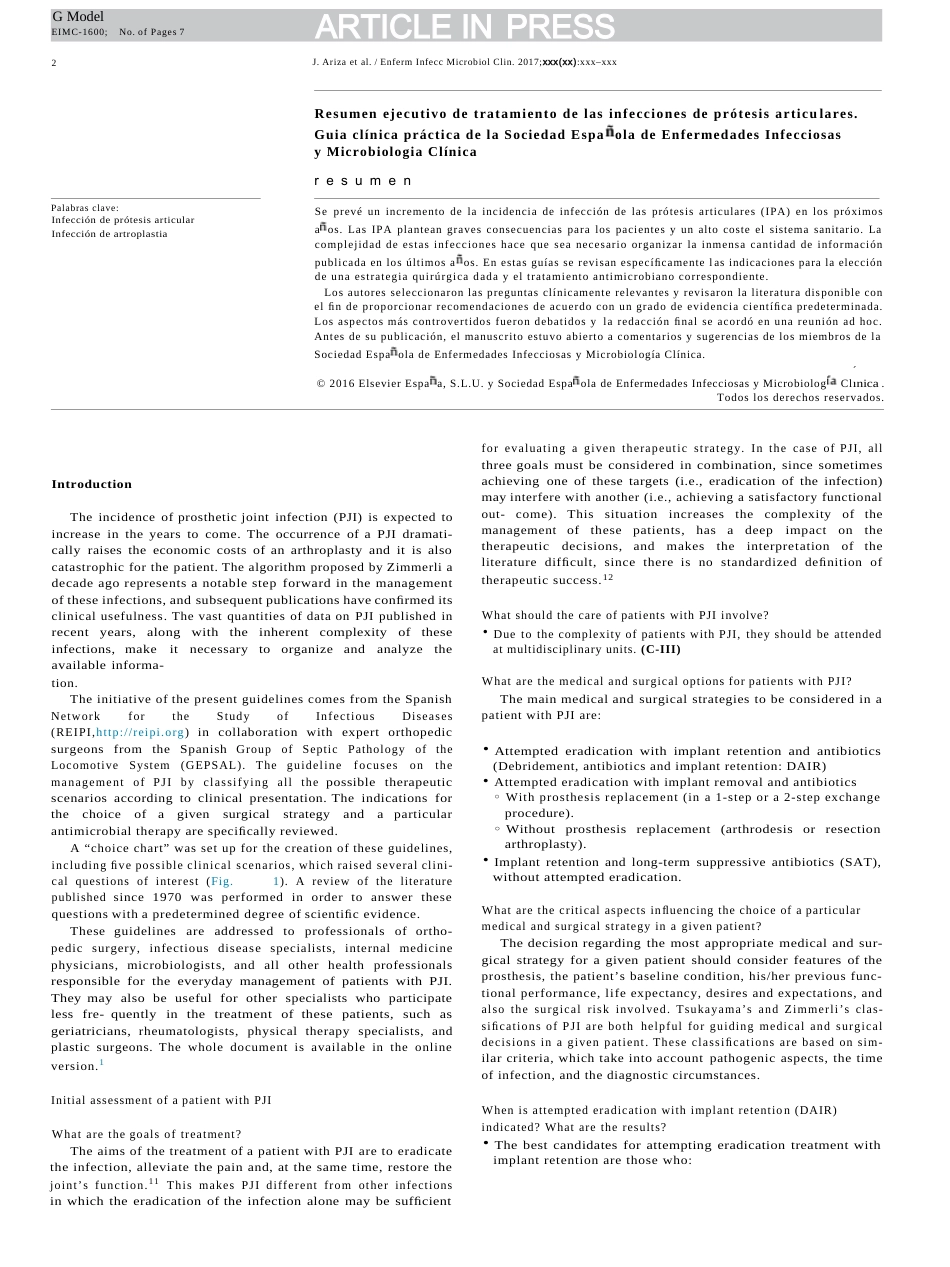 SEIMC临床实践指南：人工关节感染的管理_第3页